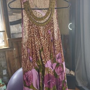 Super cute sexy multi colored Venus Top XL